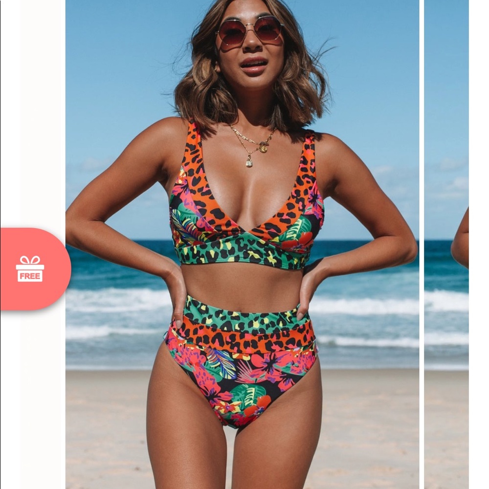 Brand new high rise bathing suit